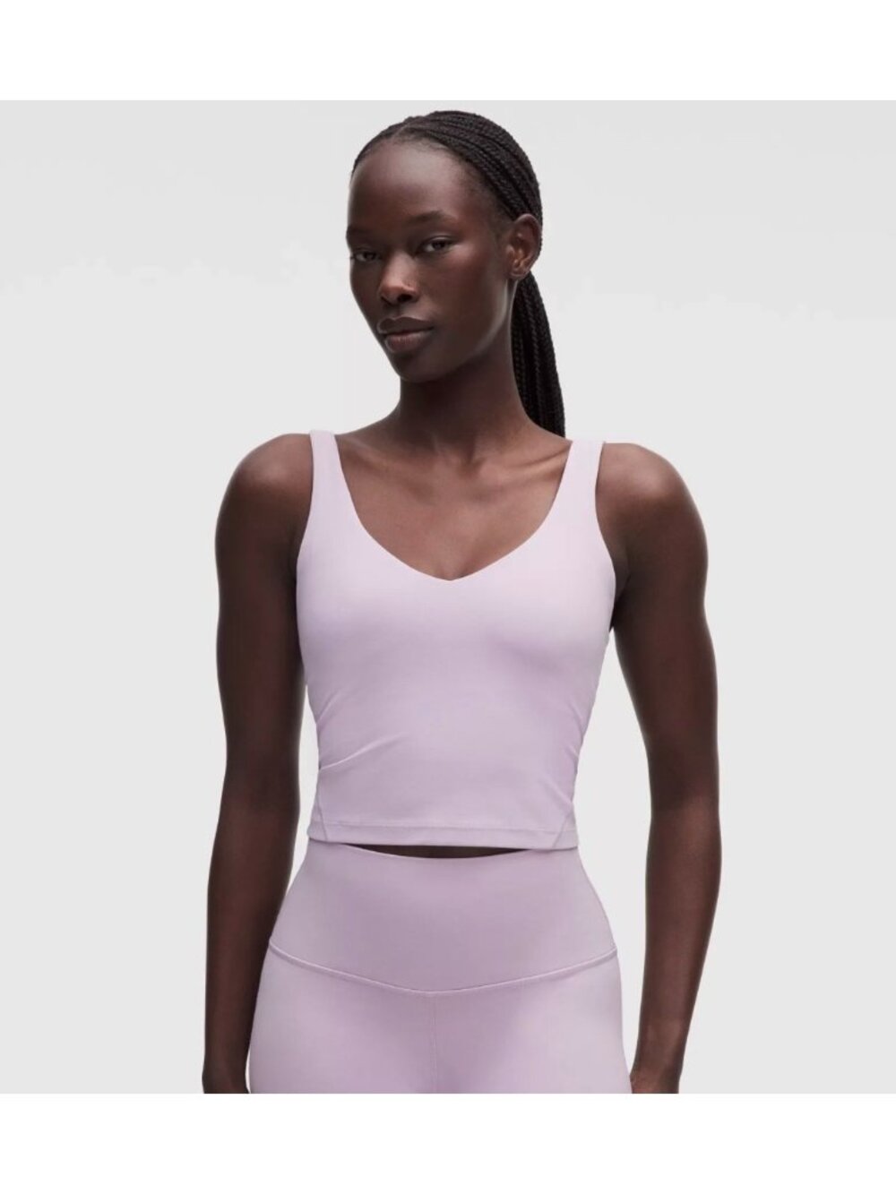 Lululemon Align Tank Top Nulu Fabric Built-In Shelf Bra Size 6 Pink NWT